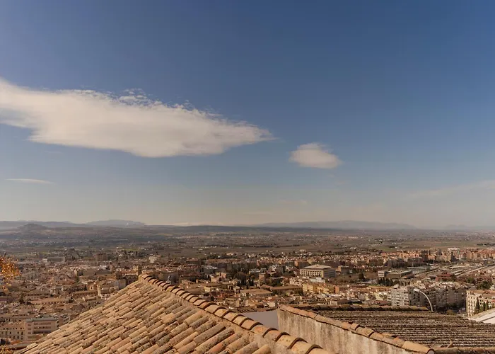 펜션 Albalh - La Casita De La Plaza En Albaicin Con Terraza Privada Y Vistas Espectaculares *