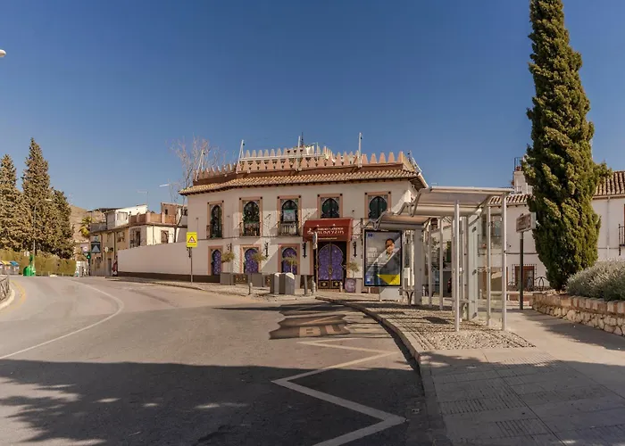 펜션 Albalh - La Casita De La Plaza En Albaicin Con Terraza Privada Y Vistas Espectaculares